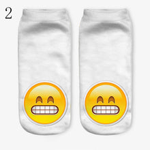 3D Emoji Printing Expression Socks Women Men Socks Funny Low Ankle Short Socks SM6