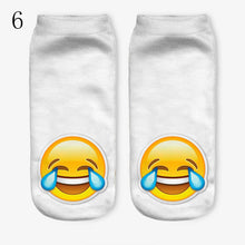 3D Emoji Printing Expression Socks Women Men Socks Funny Low Ankle Short Socks SM6