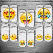 3D Emoji Printing Expression Socks Women Men Socks Funny Low Ankle Short Socks SM6