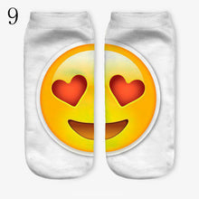 3D Emoji Printing Expression Socks Women Men Socks Funny Low Ankle Short Socks SM6