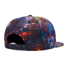 3D Print Snapback Caps Colorful Hip Hop Baseball Cap Dragon Flat Hats For Men Starry Sky Casquette Blue SM6