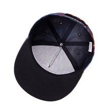 3D Print Snapback Caps Colorful Hip Hop Baseball Cap Dragon Flat Hats For Men Starry Sky Casquette Blue SM6