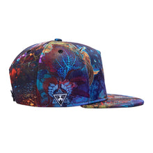3D Print Snapback Caps Colorful Hip Hop Baseball Cap Dragon Flat Hats For Men Starry Sky Casquette Blue SM6