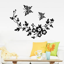3D butterfly flowers wall sticker for kids room bedroom living room fridge stickers home decor DIY 3d butterfly wall stickers & SM6