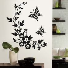 3D butterfly flowers wall sticker for kids room bedroom living room fridge stickers home decor DIY 3d butterfly wall stickers & SM6