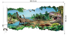 3D dinosaurs wall stickers jurassic park home decoration 1461. diy cartoon living room animals print decals mural art poster 4.0 SM6