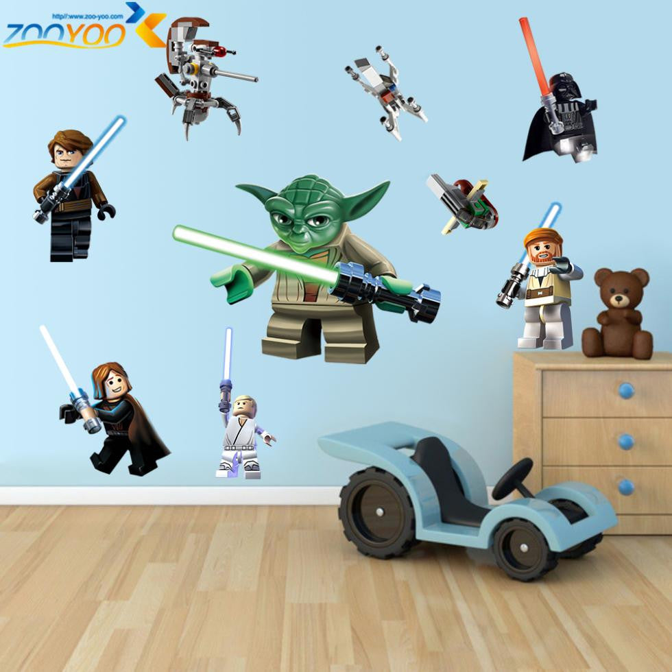 3D movie wall decals ZooYoo1428 ninja game stickers boy room decorations home decor new arrivals high quality art kid design 4.0 SM6