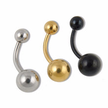 3Pc3 Colors Piercing Navel medical Stainless Steel Ball Belly Button Rings Body Jewelry  SM6