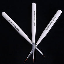 3Pcs Nail Art Brush Acrylic UV Gel Nail False Tips Builder Brush Pen SM6