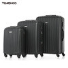 3Pcs Vintage Carry on Luggage Set Cabin Free Suitcase Tsa ABS Travel Bag Trolley Spinner 20