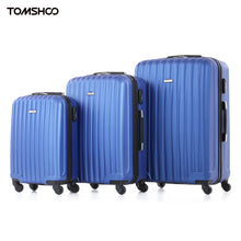 3Pcs Vintage Carry on Luggage Set Cabin Free Suitcase Tsa ABS Travel Bag Trolley Spinner 20"24"28" Hard Shell Scooter Suitcase SM6