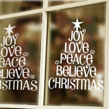 3d merry christmas tree wall stickers room covers decor 039. diy vinyl gift home decals festival mual art poster 3.5 SM6
