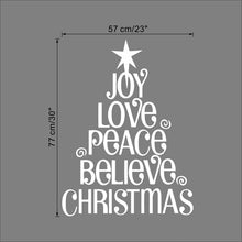 3d merry christmas tree wall stickers room covers decor 039. diy vinyl gift home decals festival mual art poster 3.5 SM6