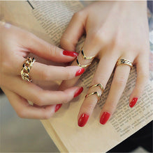 3pc Gold Sliver Arrow Shape Knuckle Rings Set punk cuff finger ring set gift for women girl SM6