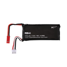 3psc H502S-001 74V 15C 610mAh Lipo Battery with 3 in 1 Charge Cable for Hubsan X4 H502S H502E RC Quadcopter SM6