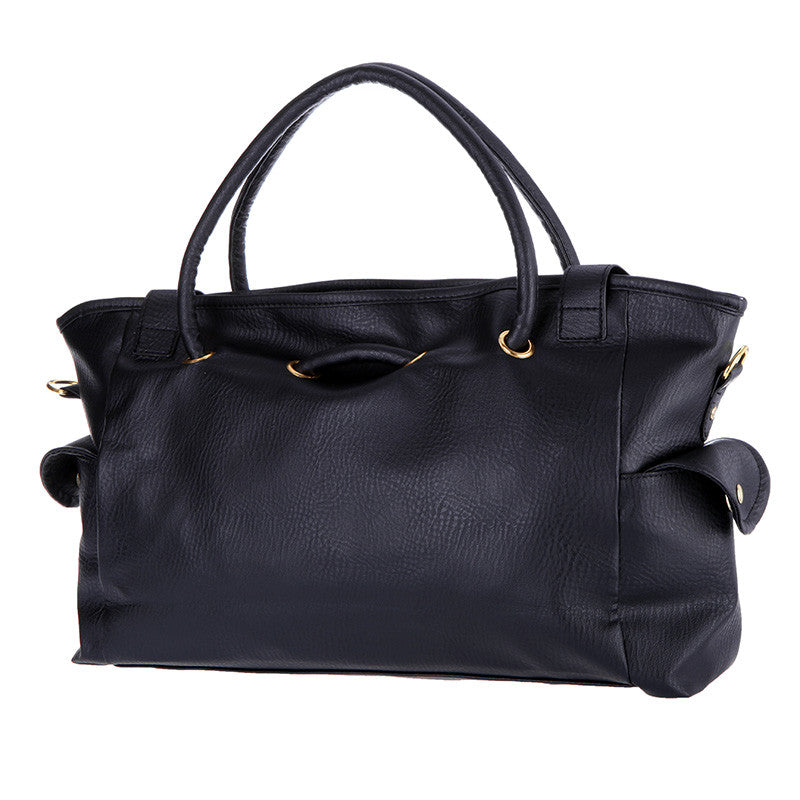 4 Colors Handbags PU Leather Big Capacity Tote Lady Woman Handbag Shoulder Bag SM6