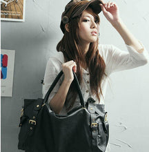 4 Colors Handbags PU Leather Big Capacity Tote Lady Woman Handbag Shoulder Bag SM6