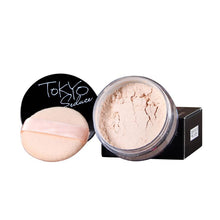 4 Colors Women Face Powder Smooth Loose Makeup Transparent Finishing Waterproof For Face Finish Setting With Puff SM6