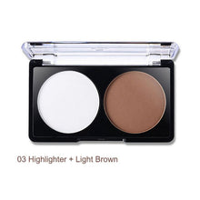 4 Patterns Face Shading Powder Contour Highlighter Bronzer Palette Set Trimming Makeup Face Contour Grooming Pressed Powder SM6