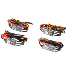 4 Pcs SKYRC Drone Engine Parts Nano 20A Brushless ESC Electronic Speed Controller with BLHeli Firmware for QAV250 300 Quadcopter SM6