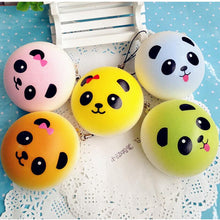 4 cm Cute P a Squishy Kawaii Buns Bread Charms Key Bag Cell Phone Straps Bag Parts   Accessories SM6