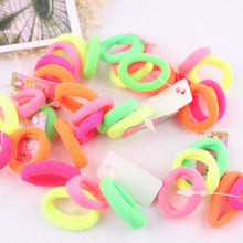 40Pcs Colorful Child Hair Holders Cute Rubber Hair B s Elastics Accessories 3cm Girl Women Charms Tie Gum Headb s SM6