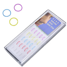 40pcs box Neon Color Surgical Stainless Steel Fake Piercing Hoop Nose Ring SM6