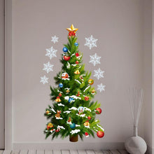 45*82cm Christmas Tree Wall Sticker Vinyl Removable Wall Stickers Home Wall Decor Poster vinilos paredes SM6
