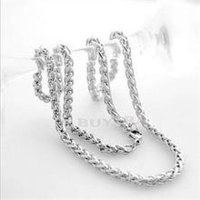 45cm man chain Black Stainless Steel Necklace 3 4 5 6MM Box Link Chain Men Necklaces Never Fade SM6