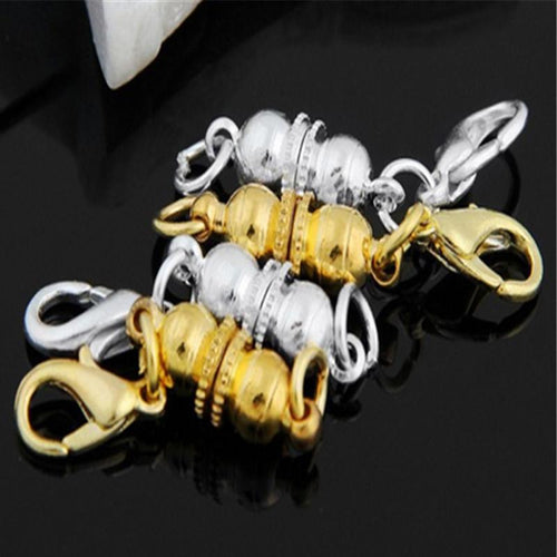 4Pcs Strong Ball Magnetic Clasps For Necklace Bracelet Chain Buckle Hook Jewelry Findings SM6