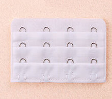 4Pcs Ladies Useful Bra Extenders Strap Extension 4 Hooks 4 Rows Adjustable Belt Buckle Multi Color Available  SM6