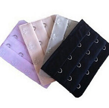 4Pcs Ladies Useful Bra Extenders Strap Extension 4 Hooks 4 Rows Adjustable Belt Buckle Multi Color Available  SM6