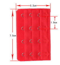 4Pcs Ladies Useful Bra Extenders Strap Extension 4 Hooks 4 Rows Adjustable Belt Buckle Multi Color Available  SM6