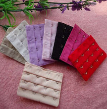 4Pcs Ladies Useful Bra Extenders Strap Extension 4 Hooks 4 Rows Adjustable Belt Buckle Multi Color Available  SM6