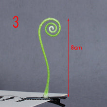 4Pcs Novelty grass clips popular headwear clasp antenna hairpins 4*6cm hair pin bean sprout headwear SM6