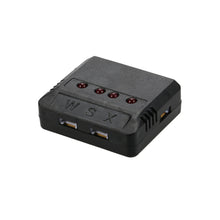 4pcs 37V 200mAh 30C Upgrade Lipo Battery with 4 in 1 Charger Set for Blade Inductrix Tiny Whoop BLH8700 BLH8580 RC Quadcopter SM6