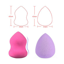 4pcsakeup Foundation Sponge Blender Blending Cosmetic Puff Powder Smooth Beauty Make Up Tool Esponja Maquillaje SM6
