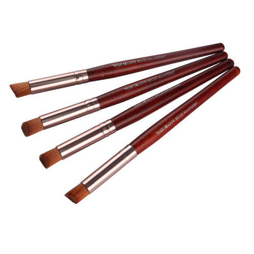 4pcss Pro Eye Brushes Set Eyeshadow Foundation Mascara Blending Pencil Brush Makeup Brusheake up Tool Cosmetic  SM6
