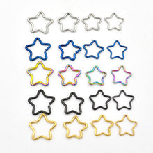 5 Colors s Punk Ear Cuff Wrap Five Pointed Star Clip On Earring Non Piercing Jewelry SM6