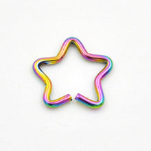 5 Colors s Punk Ear Cuff Wrap Five Pointed Star Clip On Earring Non Piercing Jewelry SM6