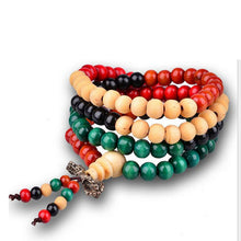 5 Colors 6mm 108 Prayer Bead Mala Multi-layer Bracelet Women Men S alwood Buddhist Buddha Meditation Bracelets SM6