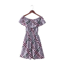 5 Colors Fashion Women Off Shoulder Dress Floral PrintGirls Womens Dresess Boat Neck Strapless Cute Dress Female Vestidos SM6