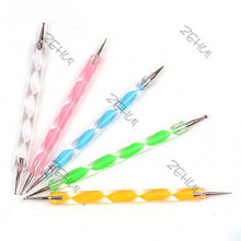 5 Pieces Nail Art Decorations Dotting Pens Tools Set Professional Painting Pen for False Nail Tips UV Nail Gel Polish SM6
