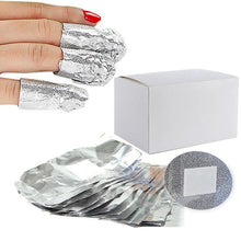 50/100/150 X Aluminium Foil Nail Art Soak Off Gel Polish Nail Wraps Remover SM6