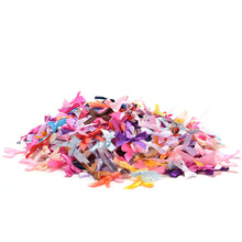 500Pcs H made DIY Pre Tied Satin Ribbon Gift Package Bow Wedding Scrapbooking Embellishment Crafts Accessory SM6