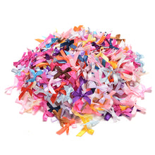 500Pcs H made DIY Pre Tied Satin Ribbon Gift Package Bow Wedding Scrapbooking Embellishment Crafts Accessory SM6