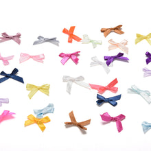 500Pcs H made DIY Pre Tied Satin Ribbon Gift Package Bow Wedding Scrapbooking Embellishment Crafts Accessory SM6