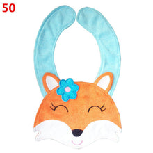56 Patterns Kids Baby Bibs Animals Waterproof Cotton Saliva Towel Infant Lunch Bib SM6