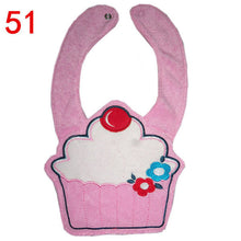 56 Patterns Kids Baby Bibs Animals Waterproof Cotton Saliva Towel Infant Lunch Bib SM6