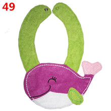 56 Patterns Kids Baby Bibs Animals Waterproof Cotton Saliva Towel Infant Lunch Bib SM6